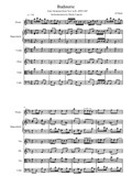 Badinerie from Orchestral Suite No.2 in B Minor – Score and Parts