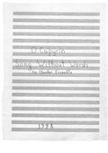 Song Without Words for Chamber Orchestra (score)