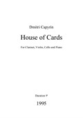 House of Cards. Score and parts