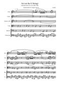 Air (on the G String) from Orchestral Suite No.3 in D – Score and Parts