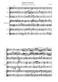 Italian Concerto – 1 Movement. Score and Parts